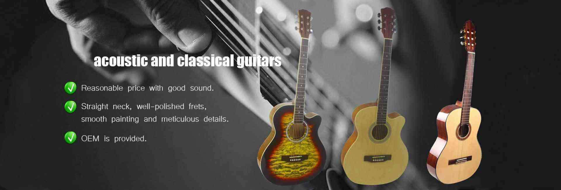 GZ HANSI’ acoustic and classical guitars