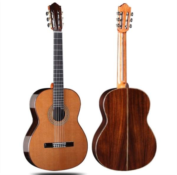 39 inch solid cedar and solid santos  classical guitar