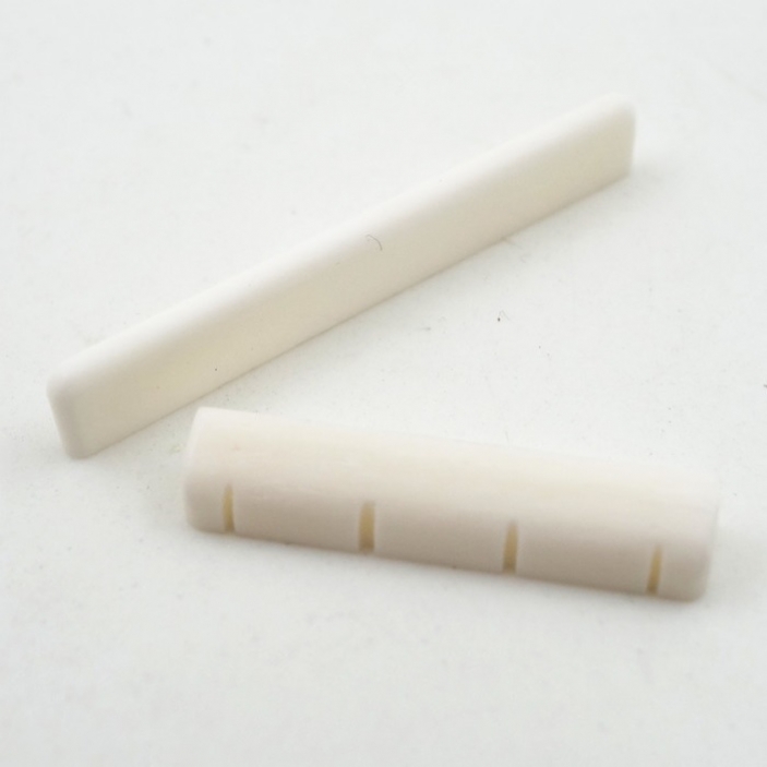 Ox bone  nut and saddle for Ukulele