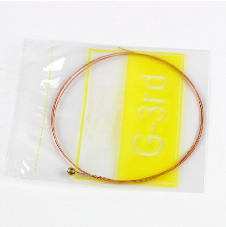 Acoustic guitar string in single