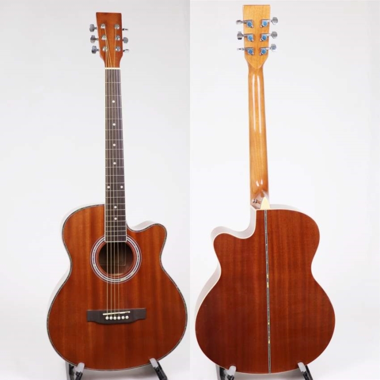 40 inch sapele gloss acoustic guitar
