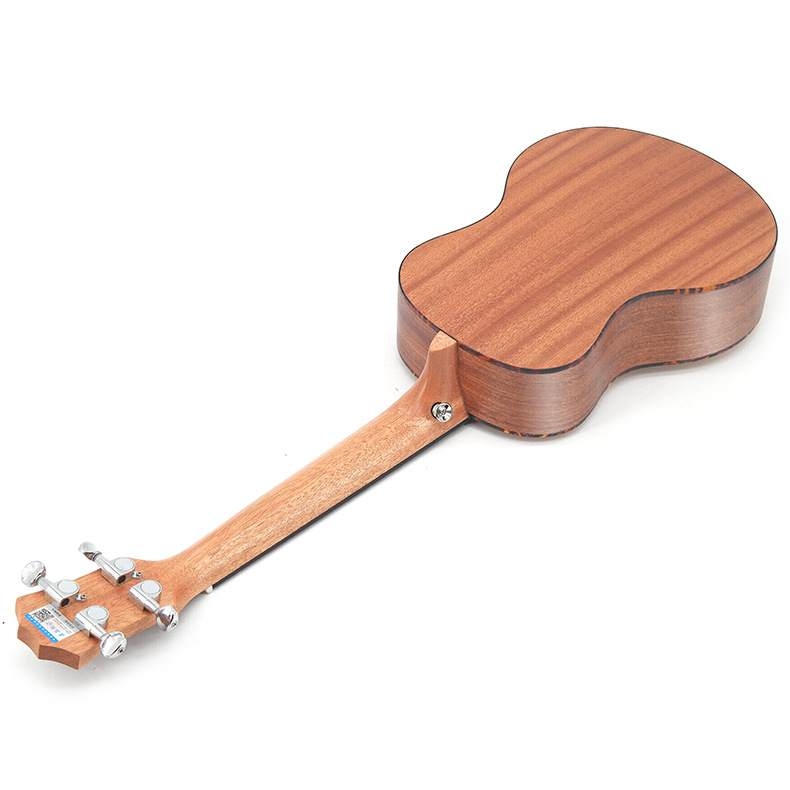Spruce and sapele ukulele with special soundhole
