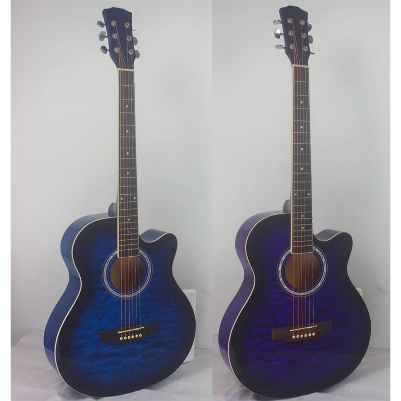 Chinese guitar manufacturer | 40'' linden gloss acoustic guitar
