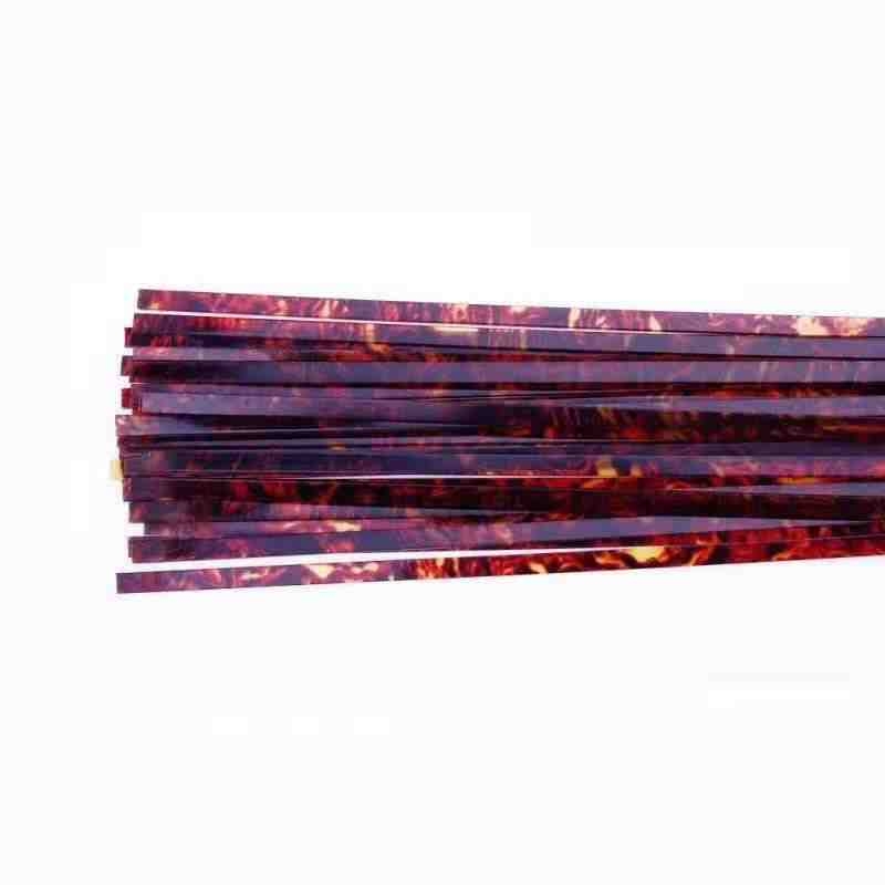 Celluloid decoration strip for guitar and ukulele