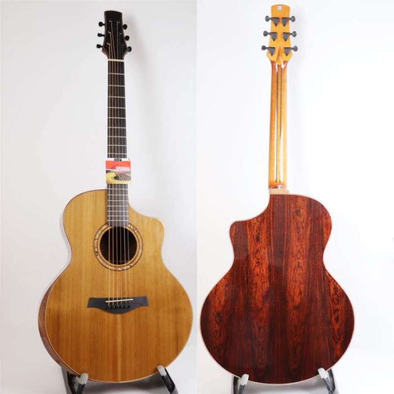 Solid cedar and Bocote acoustic guitar