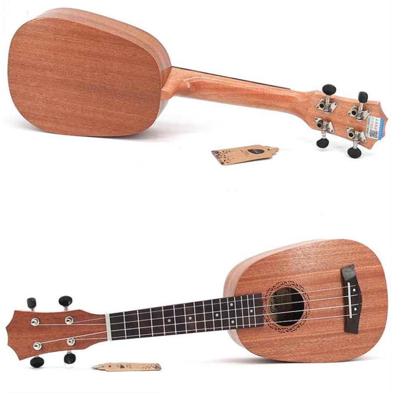 21 inch special shape all sapele ukulele