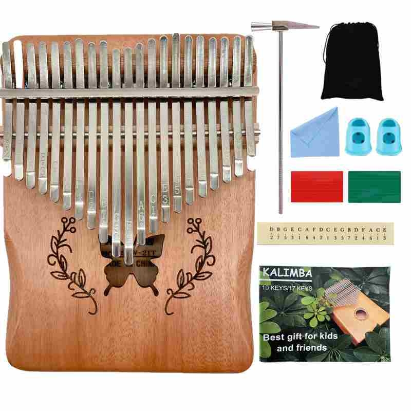 21 keys solid mahogany with armrest