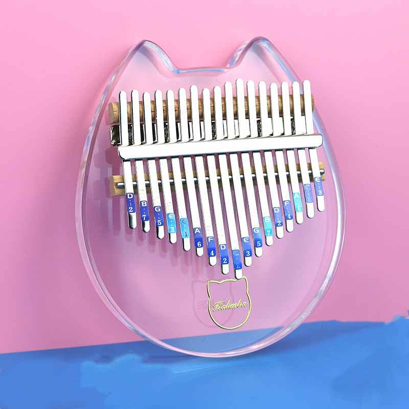 Acrylic 17 sound transparent Kalimba