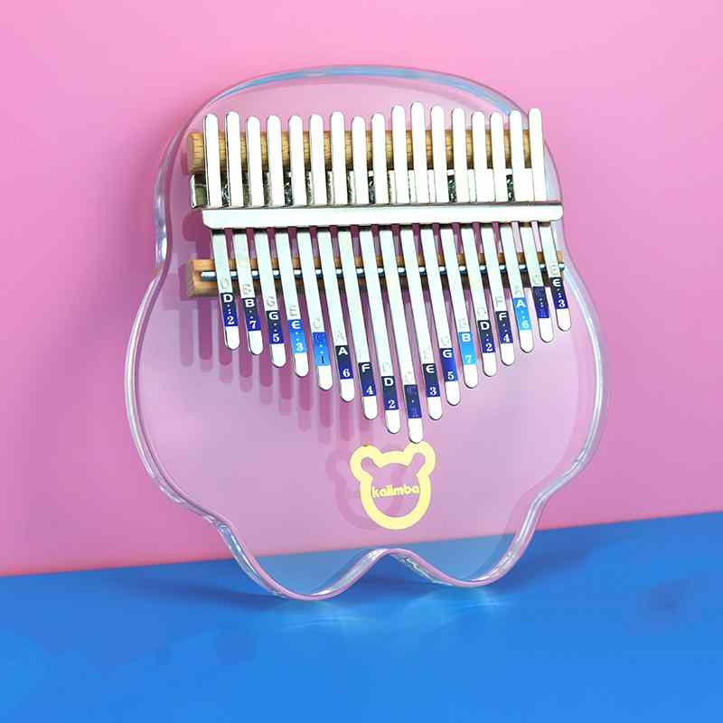 Acrylic 17 sound transparent Kalimba