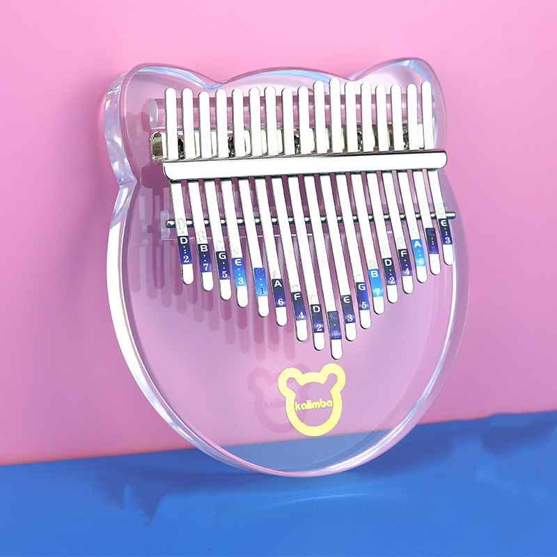 Acrylic 17 sound transparent Kalimba