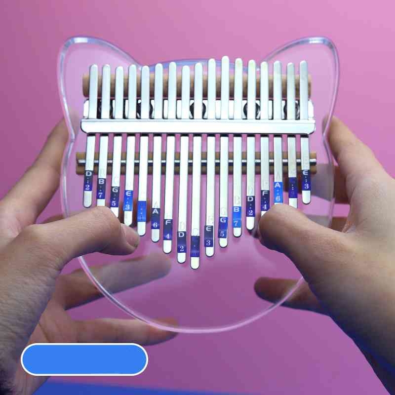 Acrylic 17 sound transparent Kalimba