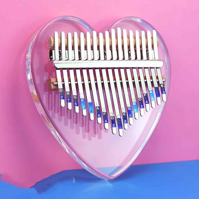 Acrylic 17 sound transparent Kalimba