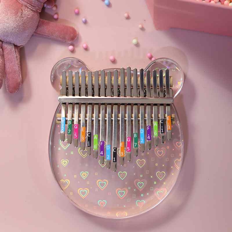 Acrylic 17 sound Kalimba-KB-17-4