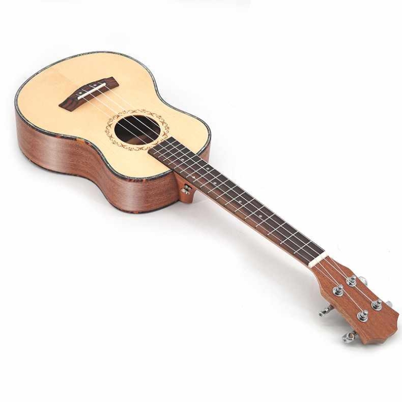 Top solid spruce and sapelele uklule