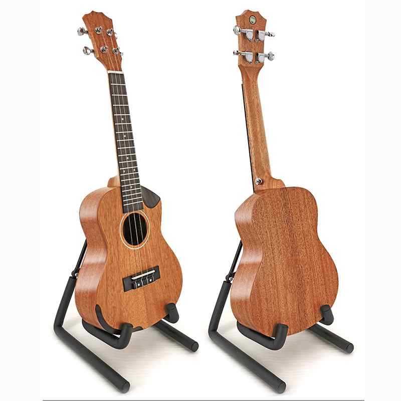 Solid top all mahogany ukulele with armrest