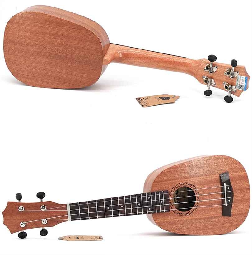21 inch special shape all sapele ukulele