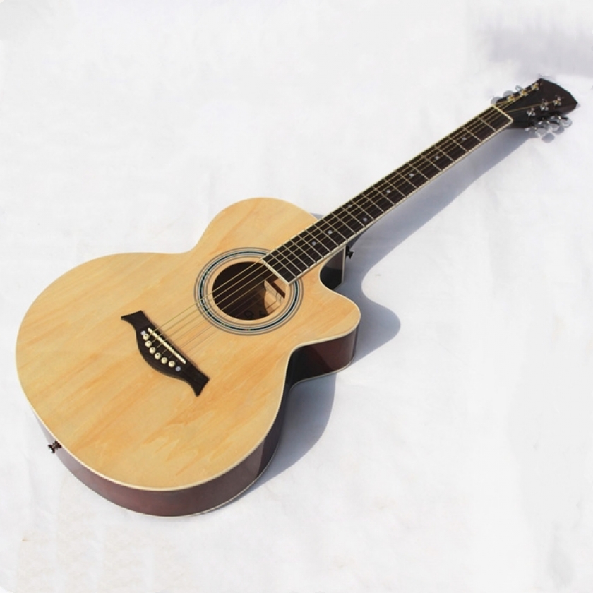 39'' linden acoustic guitar in gloss finish