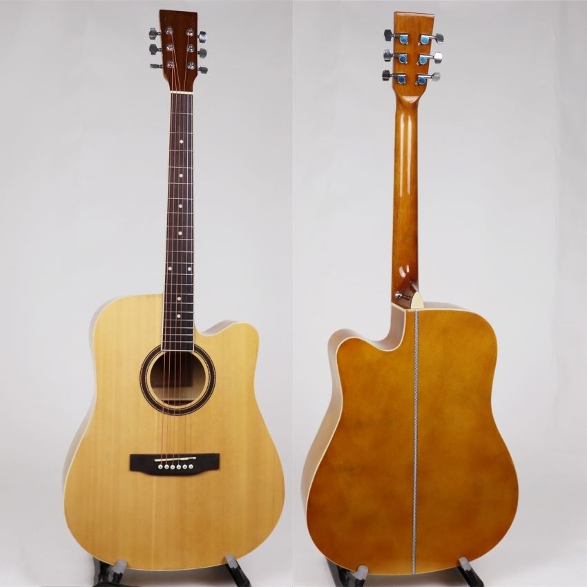 41'' spruce linden acoustic guitar  in gloss finish
